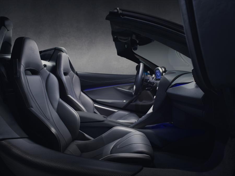 Интерьер McLaren 720S Spider 2019 года  (WW) (фото 16 из 35)